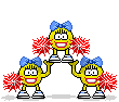 Cheerleader Toss 2